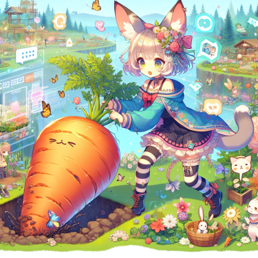猫娘拔萝卜的动画：猫娘动画热议，交友App分享二次元趣闻
